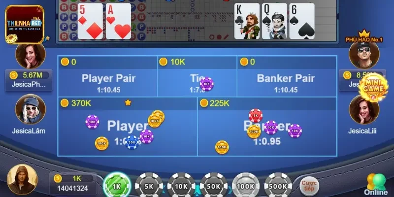 Baccarat - Game Bài Đổi Thưởng Trực Tuyến Hàng Đầu Tại Thienhabet 1 Đôi nét đặc trưng về bài Baccarat Thienhabet