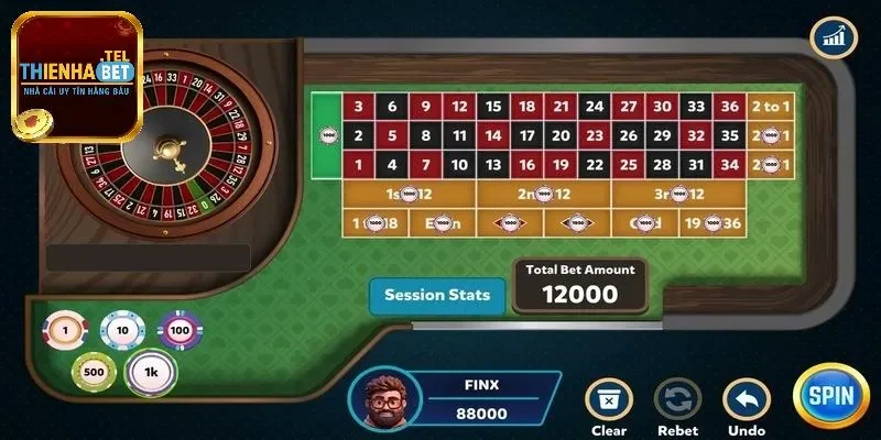 Roulette Thienhbet- Trải Nghiệm Cá Cược Casino Đặc Sắc Nhất 2 Từ A-Z luật chơi game roulette tại hệ thống